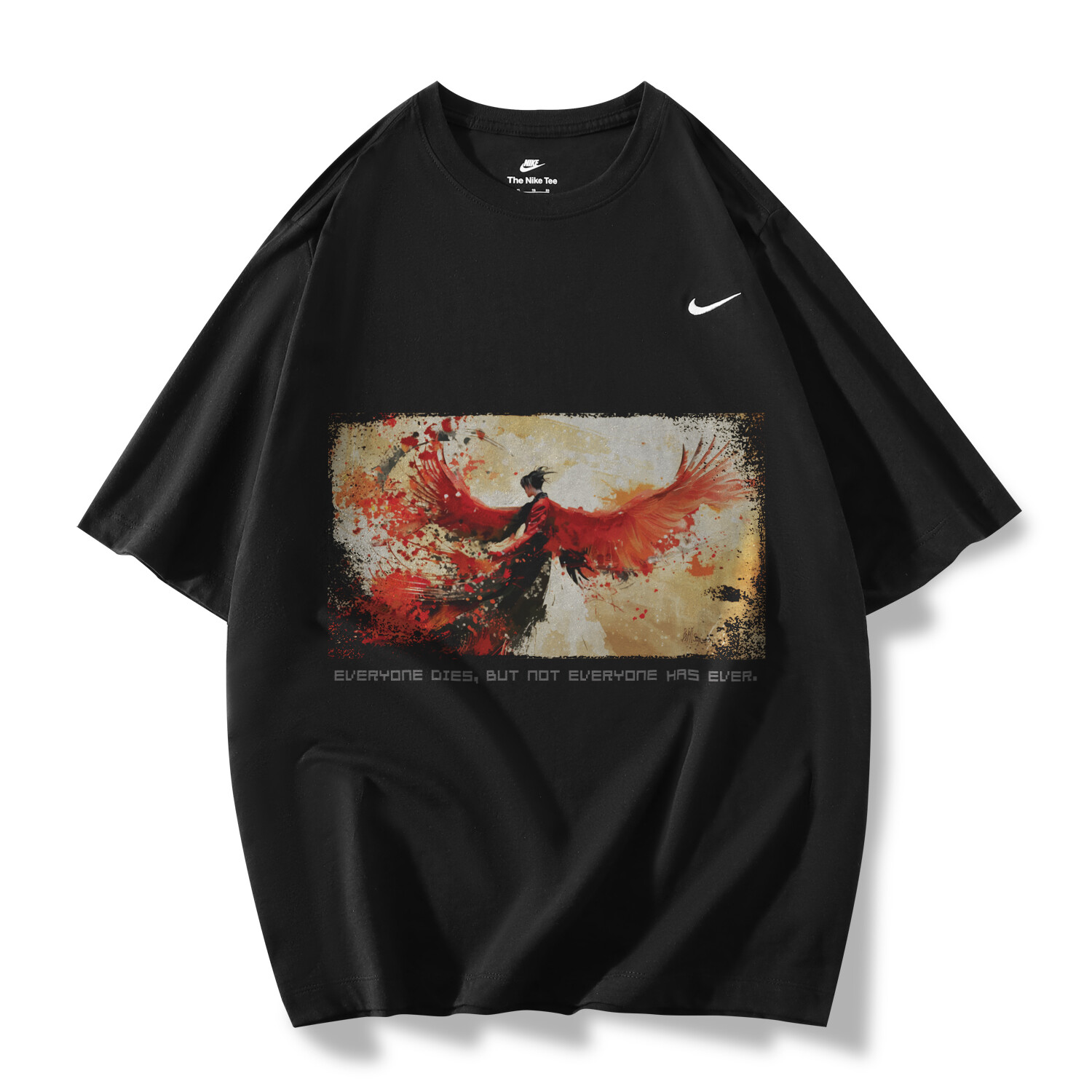 

Футболка унисекс черная Nike, черный
