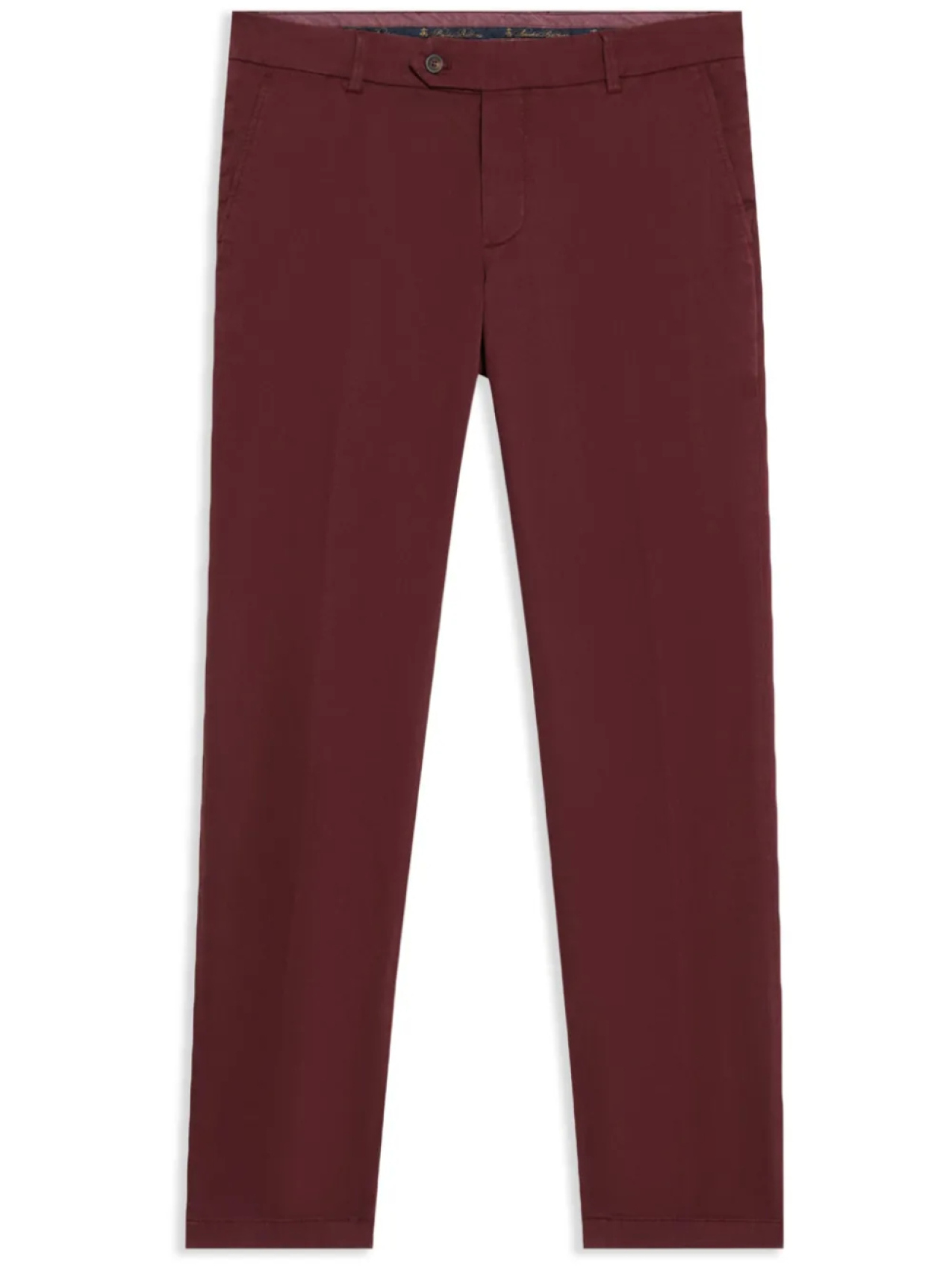 

Brooks Brothers зауженные брюки со складками, красный