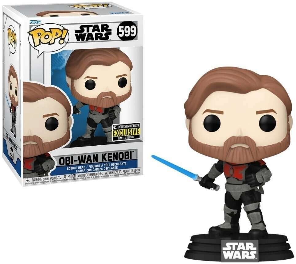 

Funko POP!, коллекционная фигурка, Звёздные войны: Войны клонов - Оби Ван