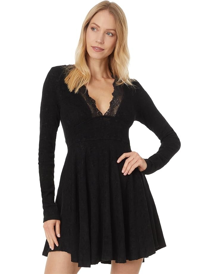 

Платье Free People All Yours Mini, черный