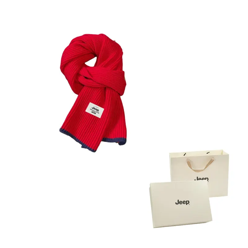 

Шарф из полиэстера Unisex Jeep, maroon