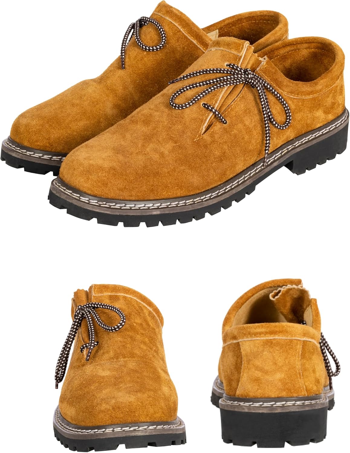 

Ботинки Bavaria Trachten Lederhosen Haferl, натуральная кожа, темно-коричневый цвет