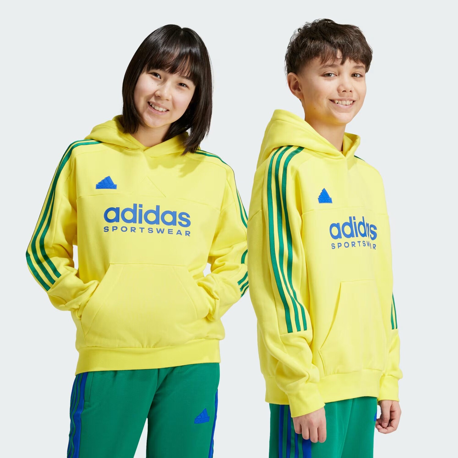 

Детский рюкзак Tiro Nations с капюшоном Adidas, цвет Bright Yellow/Bold Green/Bold Blue