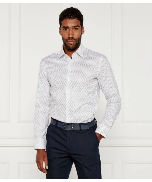 

Рубашка h-hank-kent-c1-214 Slim fit Boss, белый