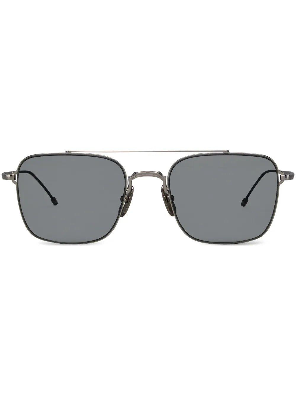 

Солнцезащитные очки-пилоты THOM BROWNE, серебряный