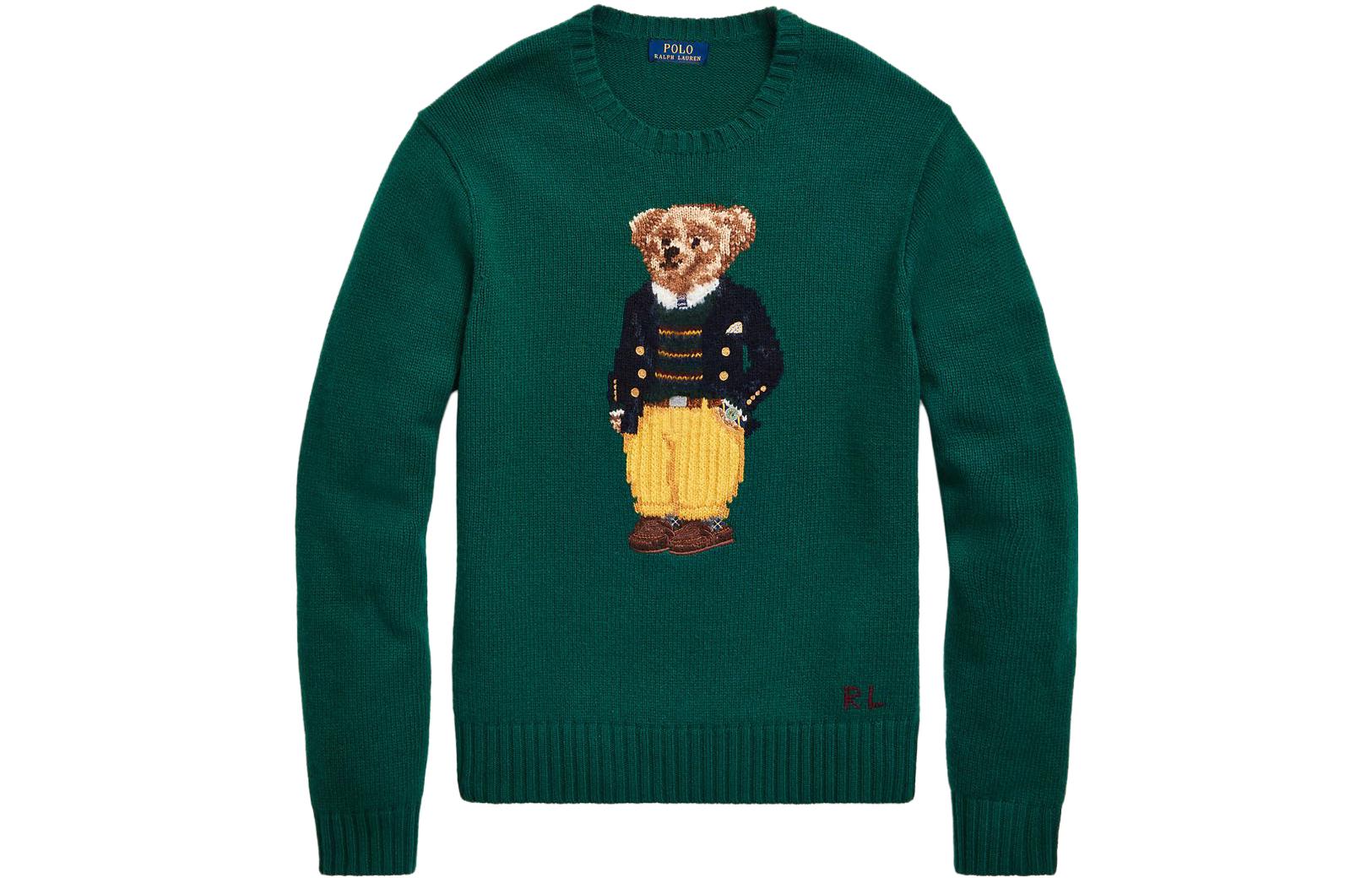 

Свитер Teddy Bear для мужчин Polo Ralph Lauren, зеленый