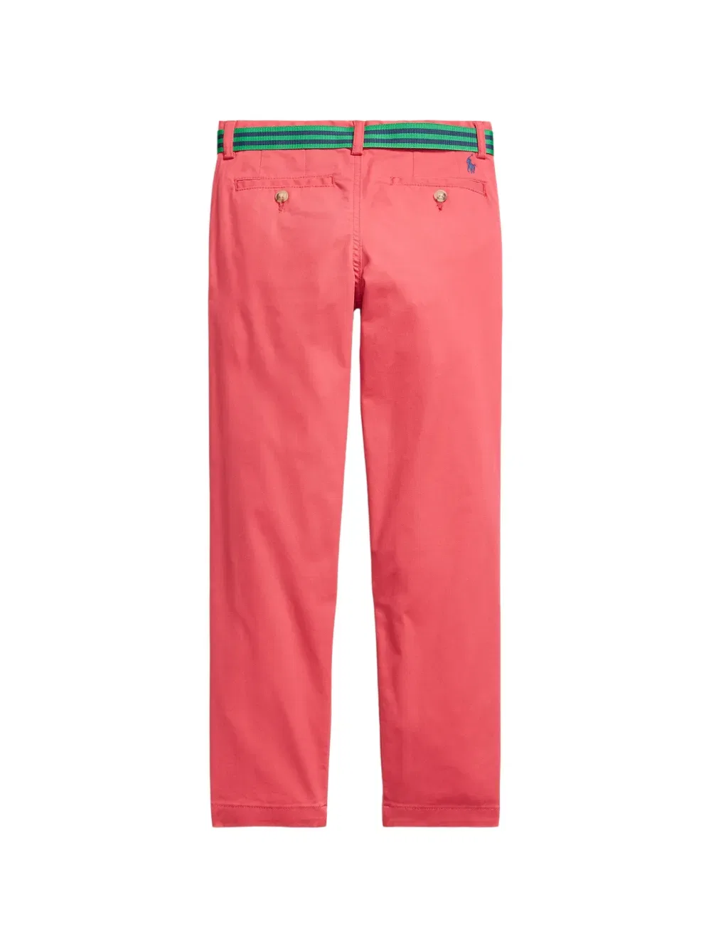 Брюки чинос с поясом Polo Ralph Lauren Kids, красный — фото 2