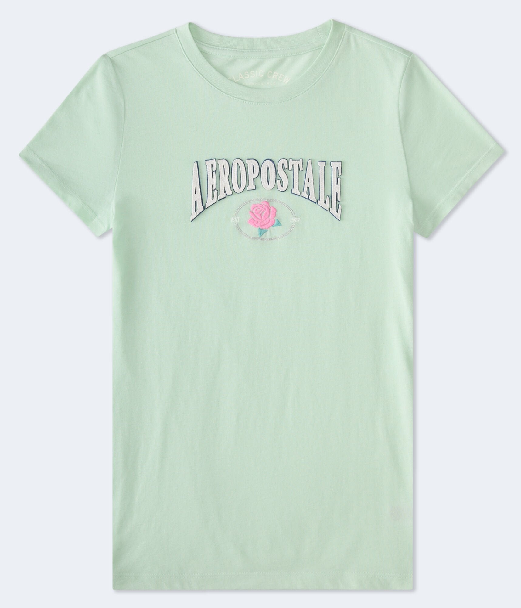 

Футболка с графической аппликацией Aeropostale Rose