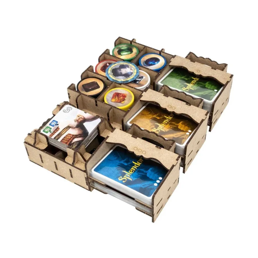 

Вставка Splendor (базовая игра или с опытом городов), Organizers & Inserts (Dicetroyers)