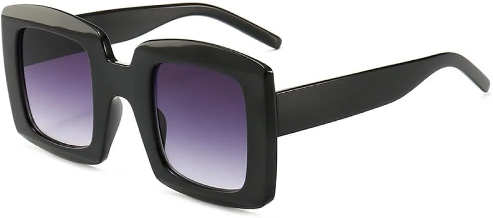 

Крупные квадратные солнцезащитные очки для женщин, красные и зеленые, винтажные женские солнцезащитные очки, очки с защитой от УФ-излучения UV400 MTZJH, One Color