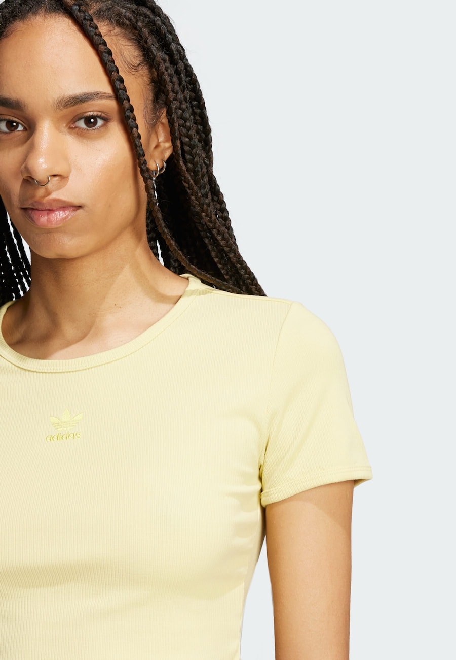 Рубашка ADIDAS ORIGINALS Essentials, светло-желтый — фото 4