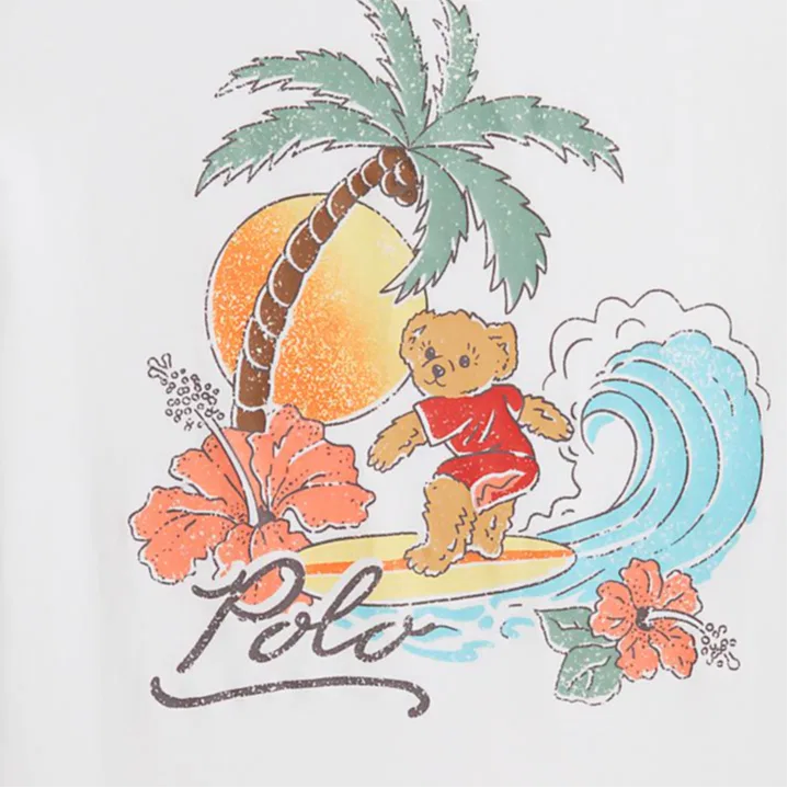 Футболка Polo Bear Kids' Polo Ralph Lauren белая — фото 4