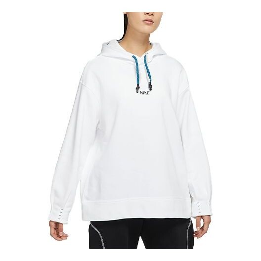 

Свитер sportswear loose fleece hoodie white Nike, белый