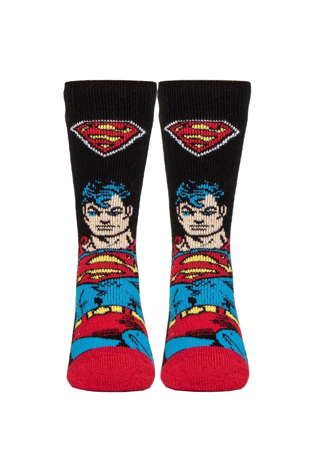 

Детские 1 пара термоносков SOCKSHOP DC 1,6 TOG Lite Superman SOCKSHOP, черный