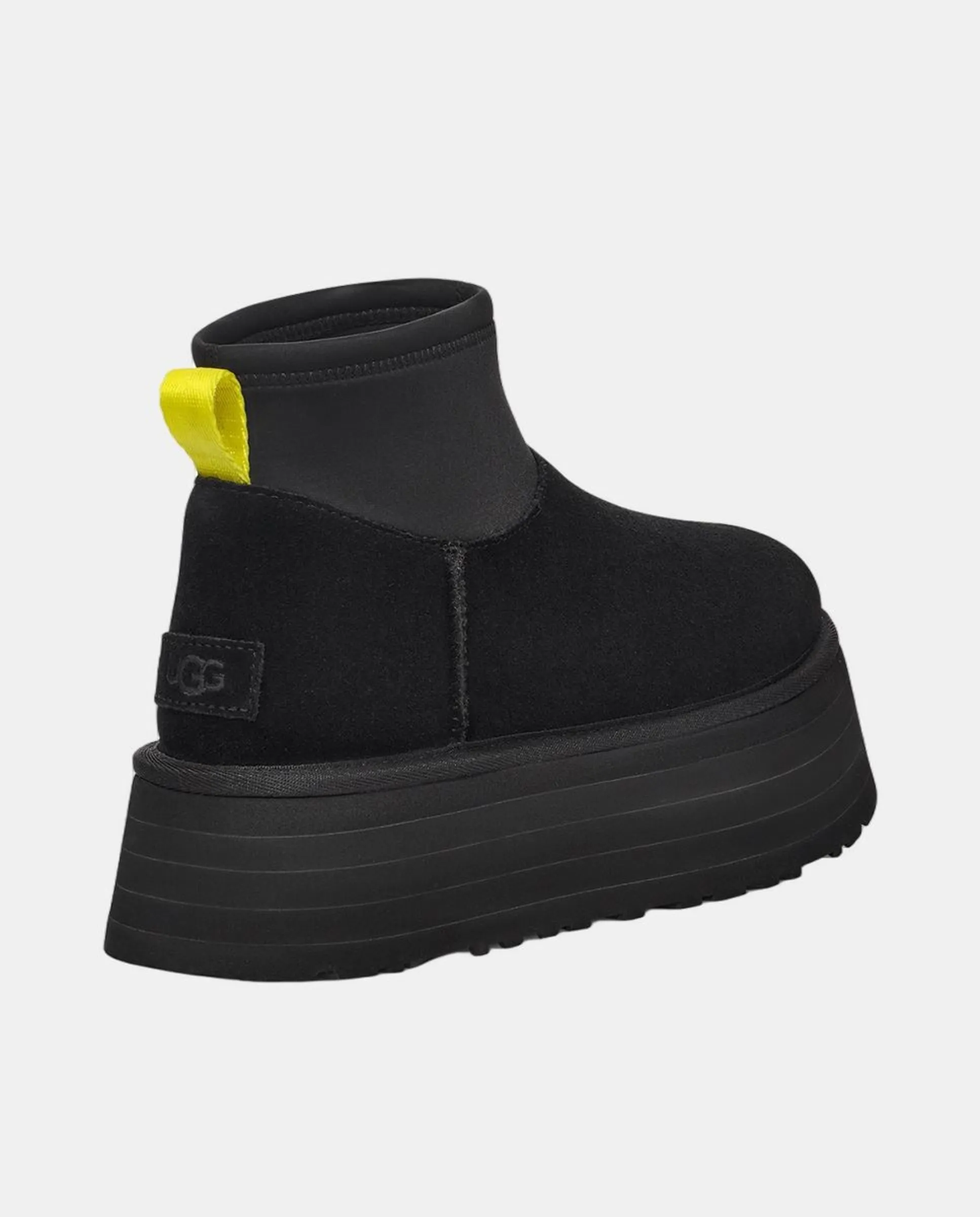Ботинки женские UGG Mini Dipper на платформе, черный — фото 4
