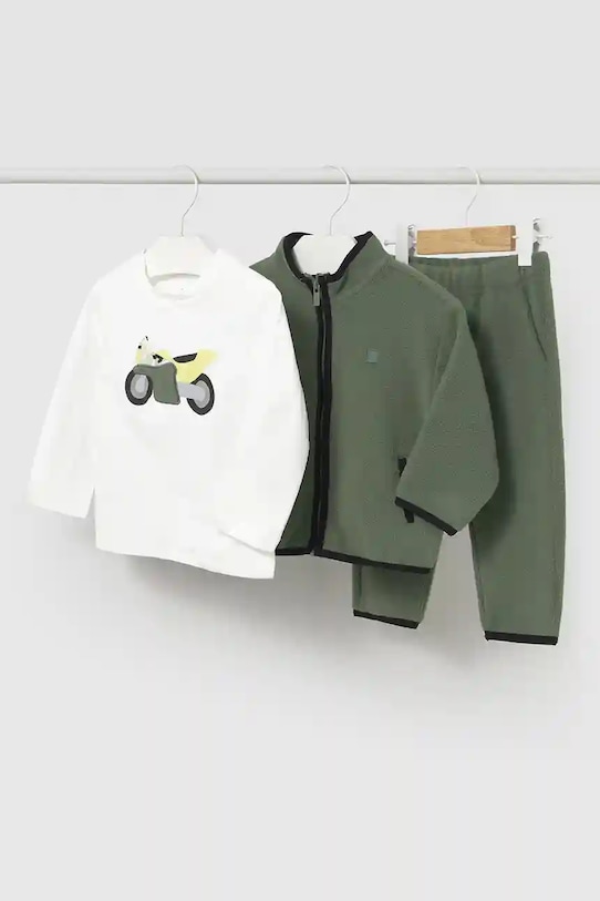 

Комплект из 3 детских спортивных костюмов Mayoral, зеленый