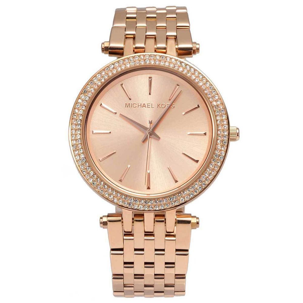 

Часы из стали в розовом золоте Michael Kors