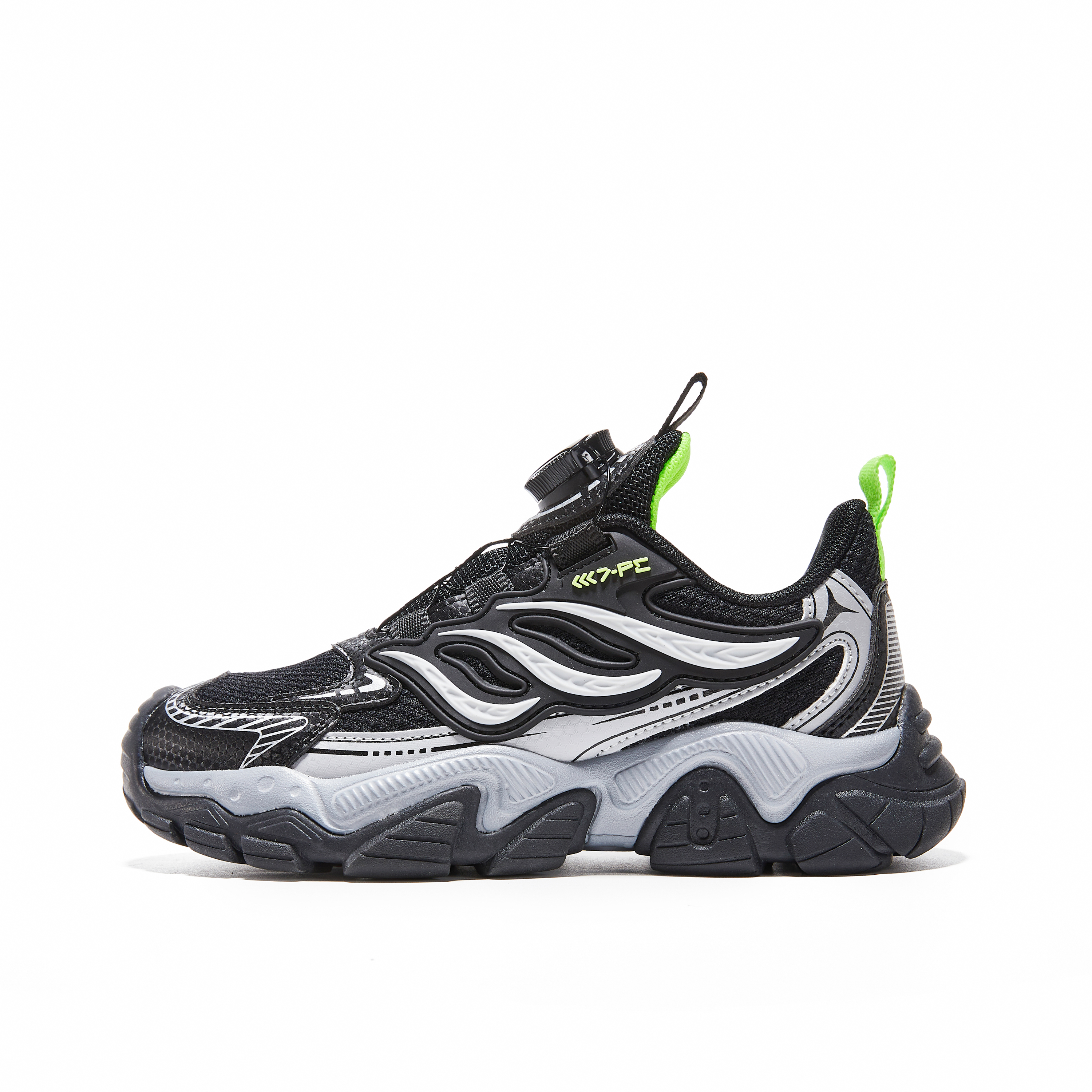 

Детские кроссовки для бега 7 PE с противоскользящей, износостойкой, легкой амортизацией, выпуск 2024 года 7-PE, коричневый/черный