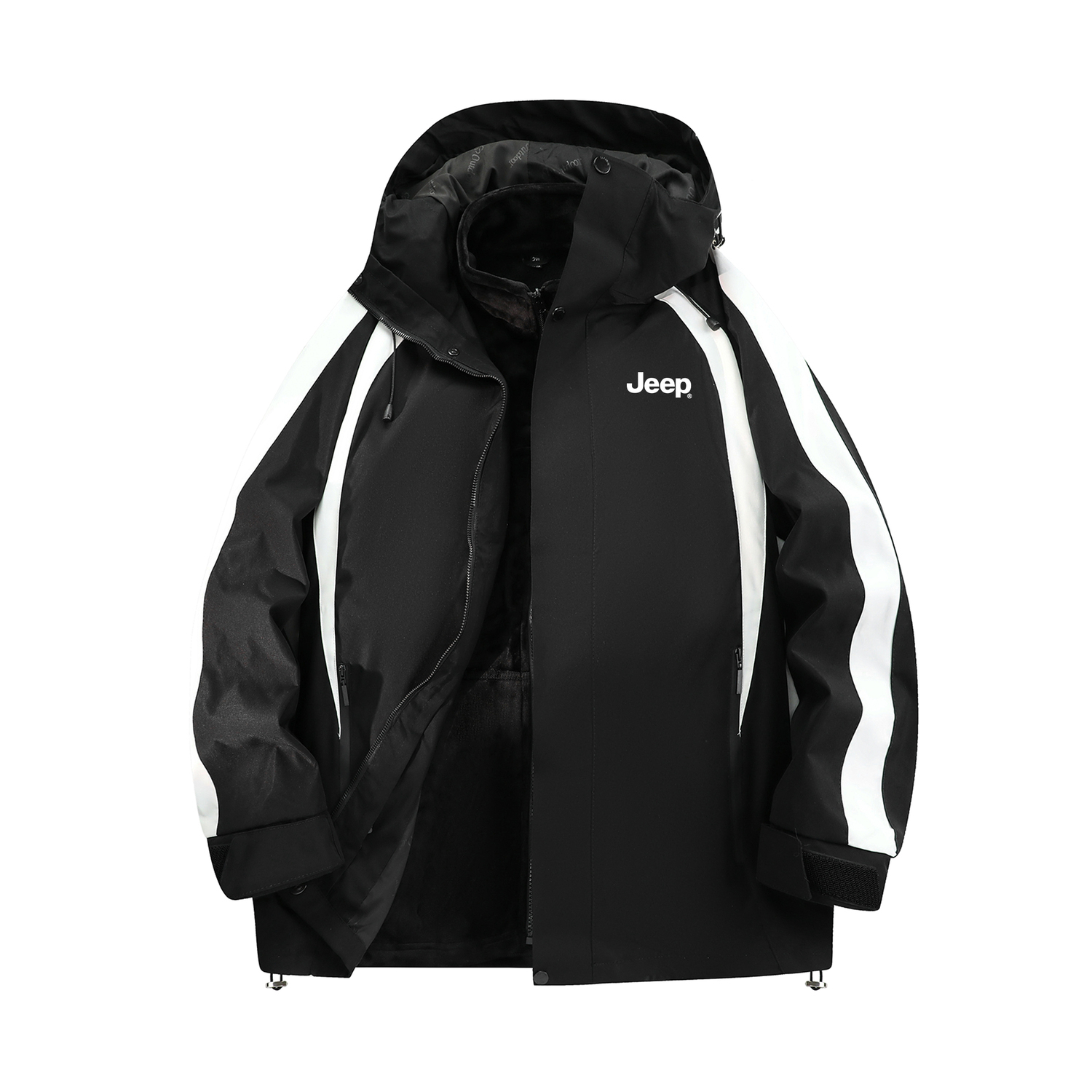 

Куртка ветровка Unisex Jeep, армейский зеленый (с подкладкой 3-в-1)