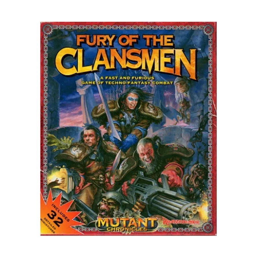 

Коробочная игра Fury of the Clansmen, Mutant Chronicles (Target Games)