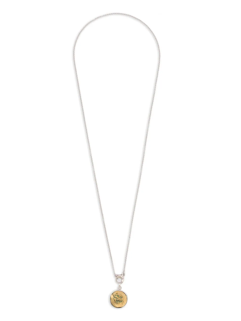 

Колье с подвеской в виде Пегаса Obsidian, серебристый