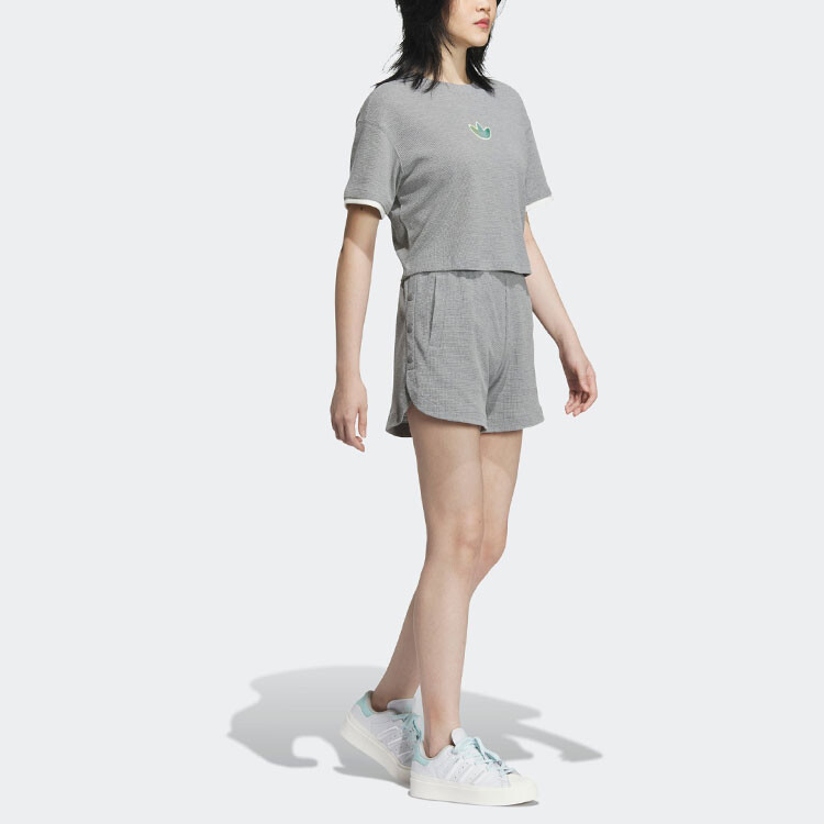 Adidas Originals Женская футболка, цвет Basic hemp ash — фото 4