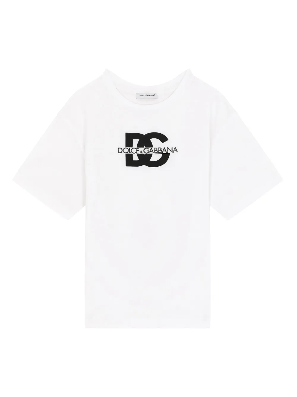 

Футболка с логотипом Dolce & Gabbana Kids, белый