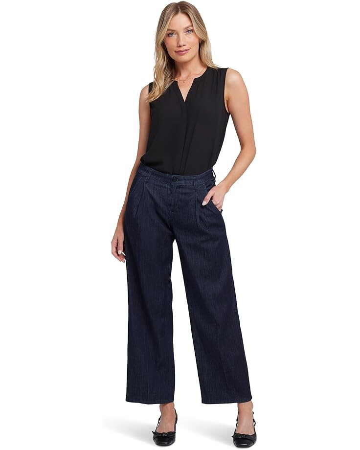 

Джинсы NYDJ Petite Teresa Wide Leg Ankle in Rinse, цвет Rinse