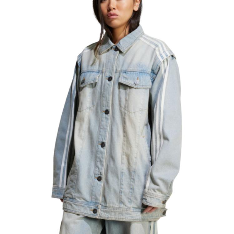 Adidas Originals Джинсовая рубашка-куртка Adilenium Season 3, Light Denim Blue — фото 3