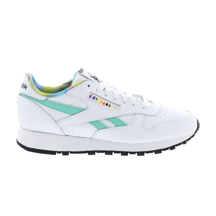 

Кроссовки Reebok Classic Leather 'White Semi Classic Teal', белый