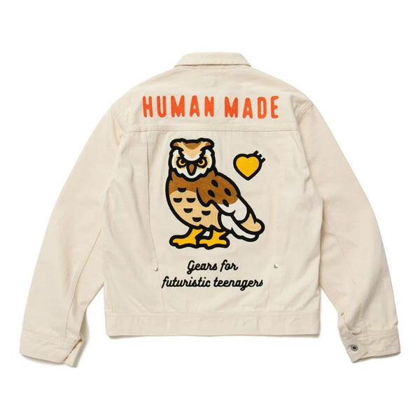 

Куртка natural denim work jacket 'white' Human Made, белый
