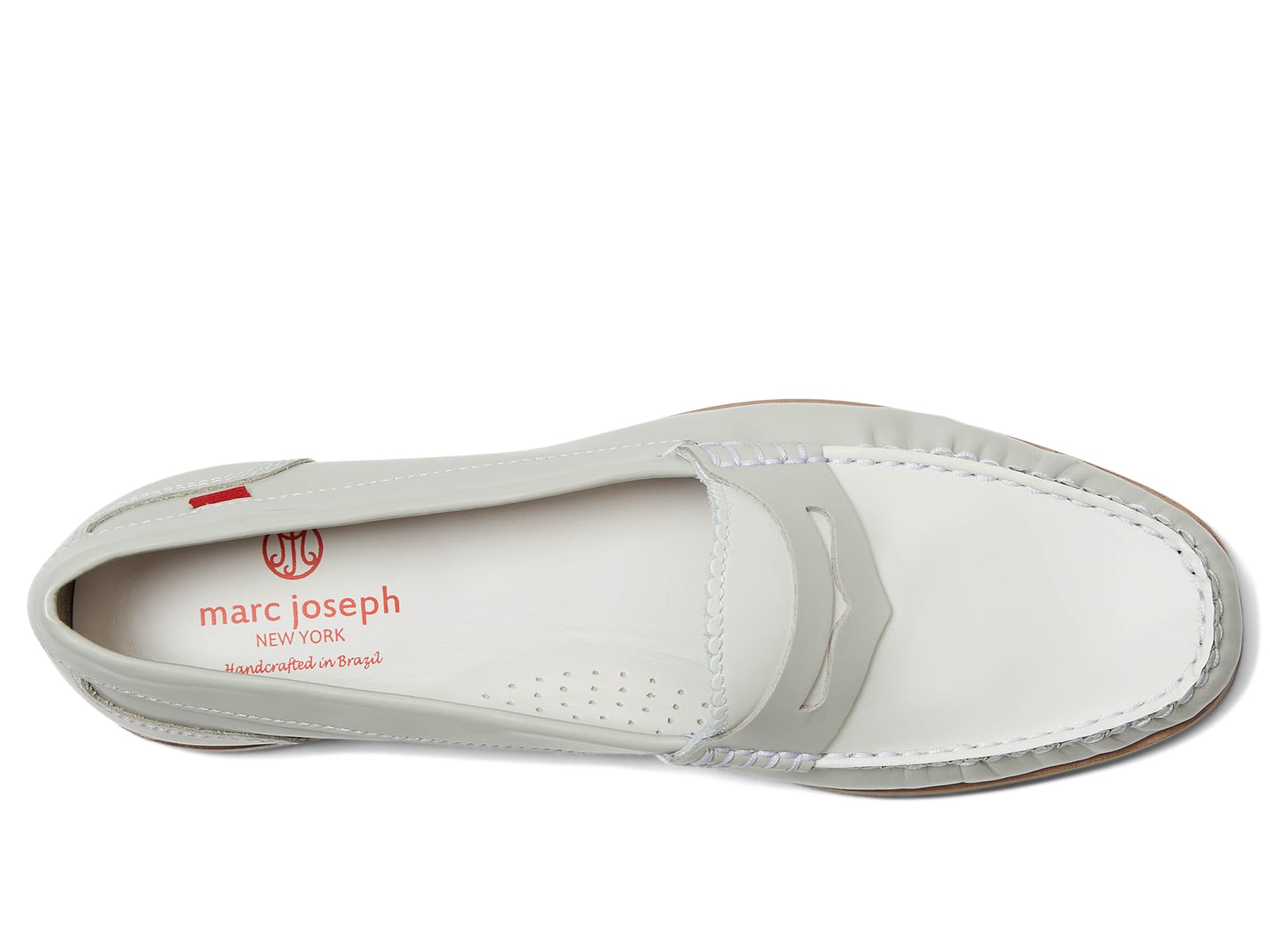 Лоферы Marc Joseph New York East Village 2.0, цвет Ash White Pollished Napa — фото 2