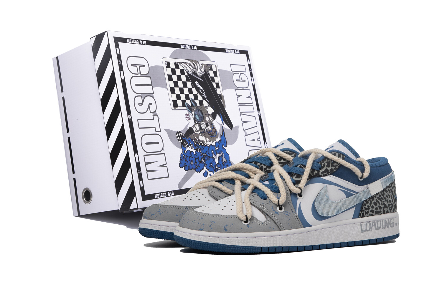 

Jordan Air Jordan 1 винтажные баскетбольные кроссовки женские, Light Blue