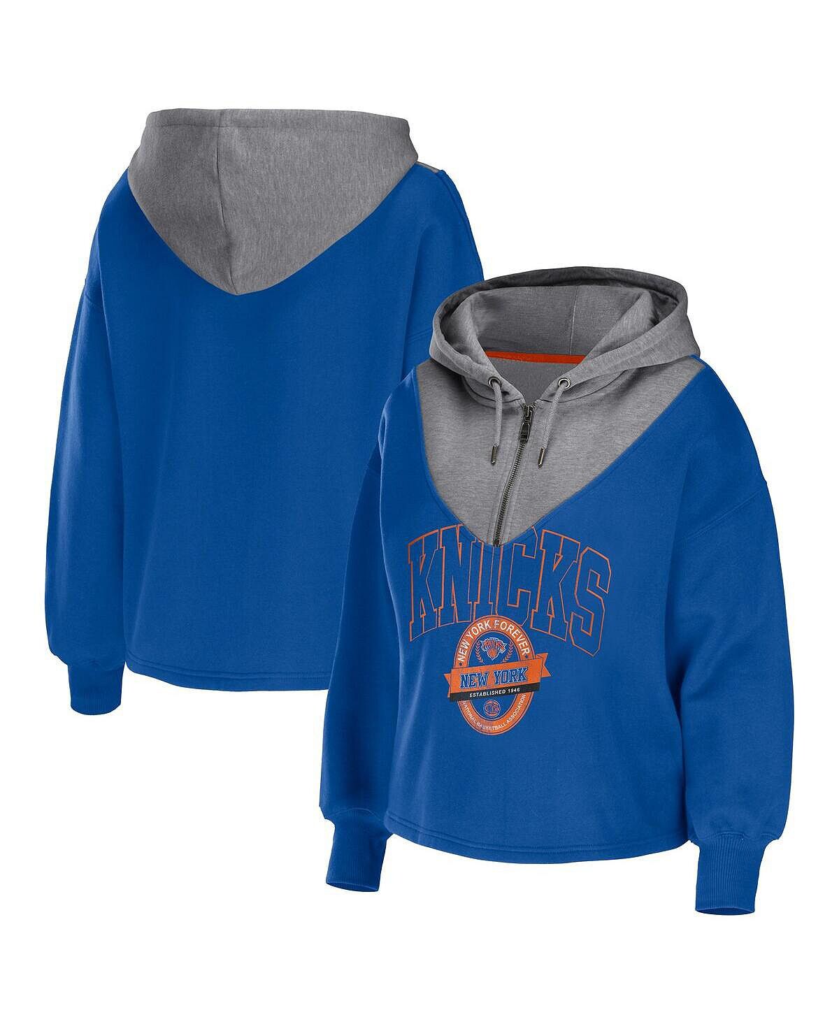 

Синяя женская куртка с капюшоном на молнии New York Knicks WEAR by Erin Andrews, синий