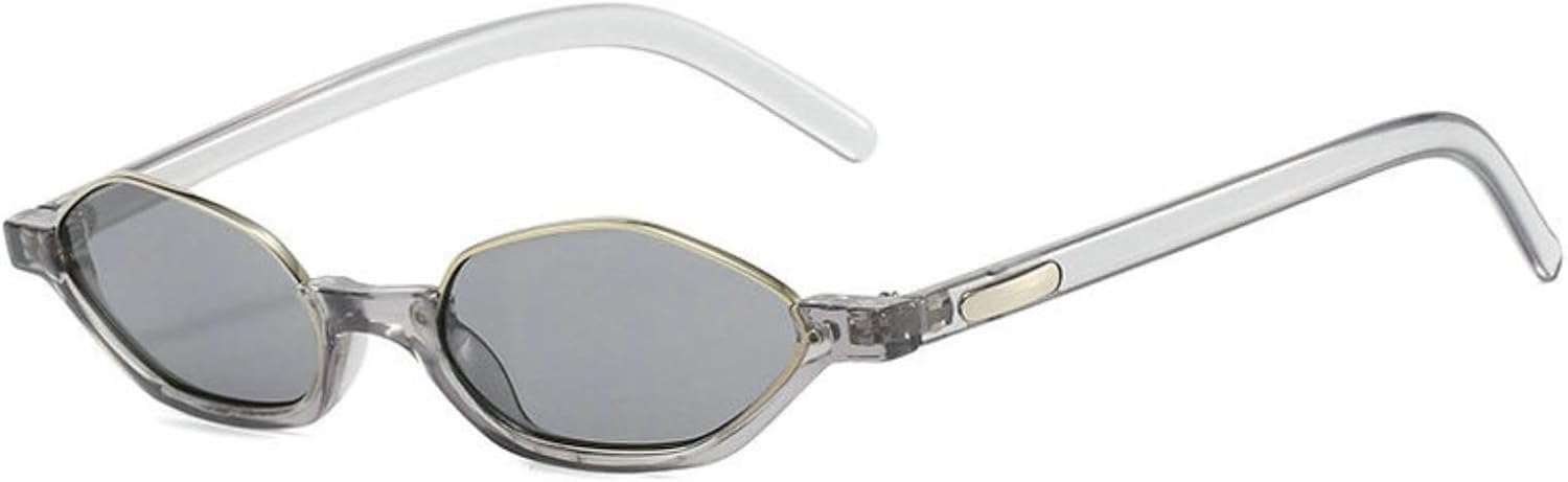 

Солнцезащитные очки Willochra Retro Polygon Cat Eye для женщин, дизайнерские очки неправильной формы с защитой от УФ-излучения UV400 для мужчин, черные, в стиле панк, C6