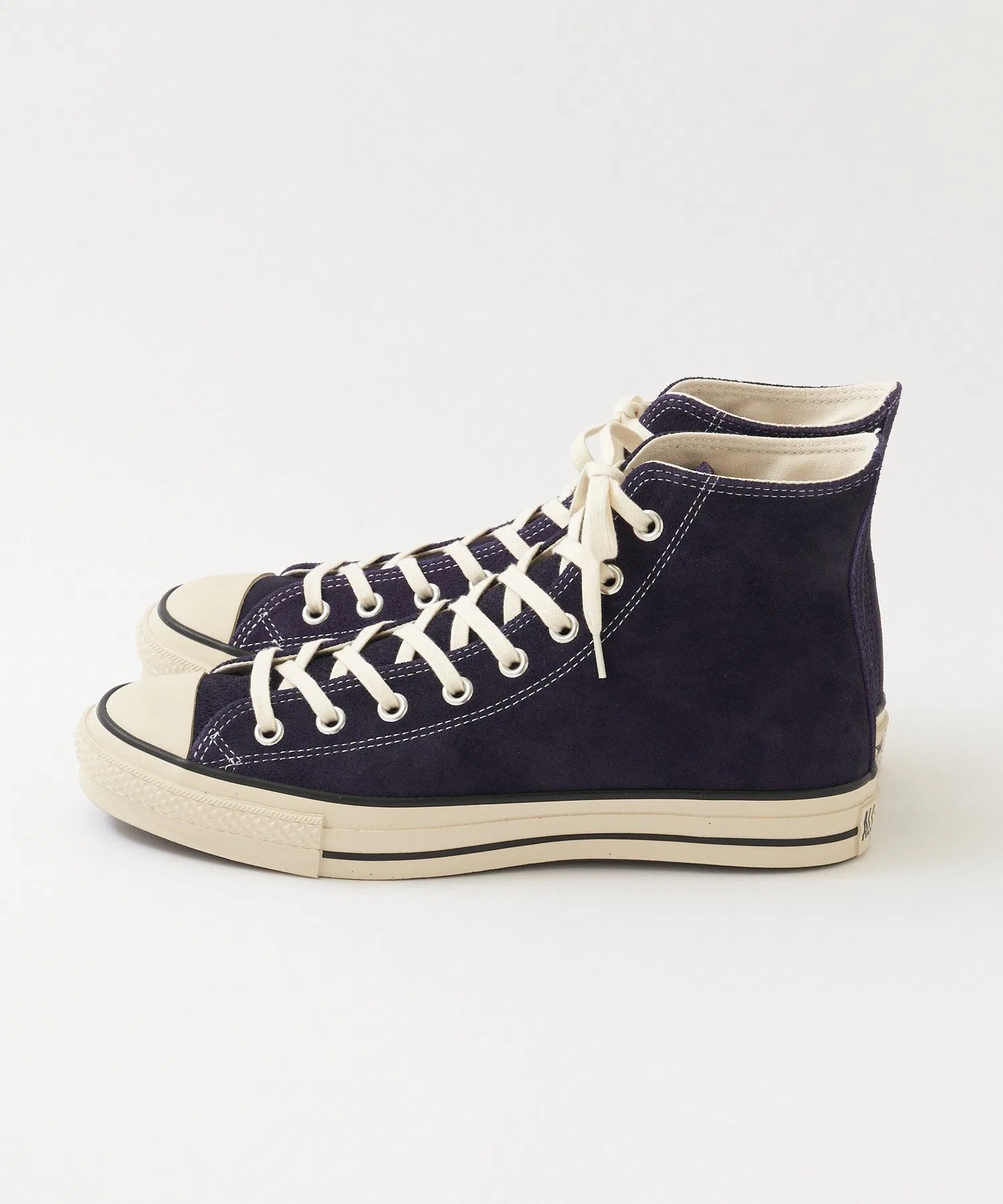 Мужские замшевые кроссовки Converse All Star J HI фиолетовые — фото 2