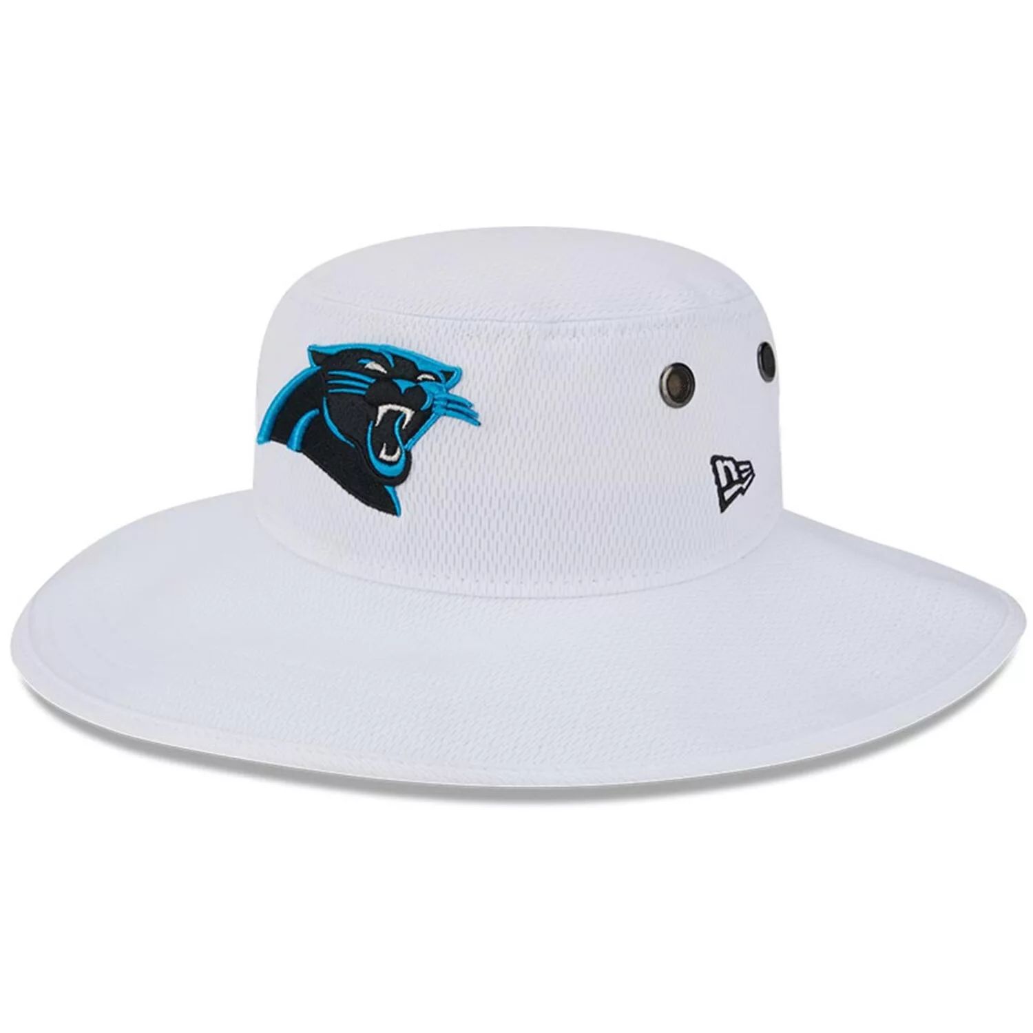 

Мужская панамская панама New Era White Carolina Panthers 2023, тренировочный лагерь НФЛ