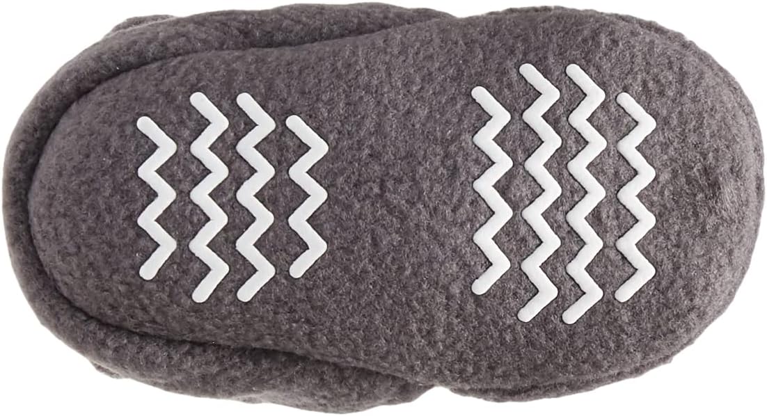 Теплые флисовые пинетки Hudson Baby для мальчиков и девочек, Charcoal Gray — фото 2