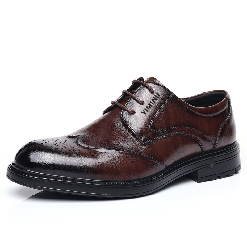 

Eminu Повседневные кожаные туфли мужские низкие коричневые, цвет Brown