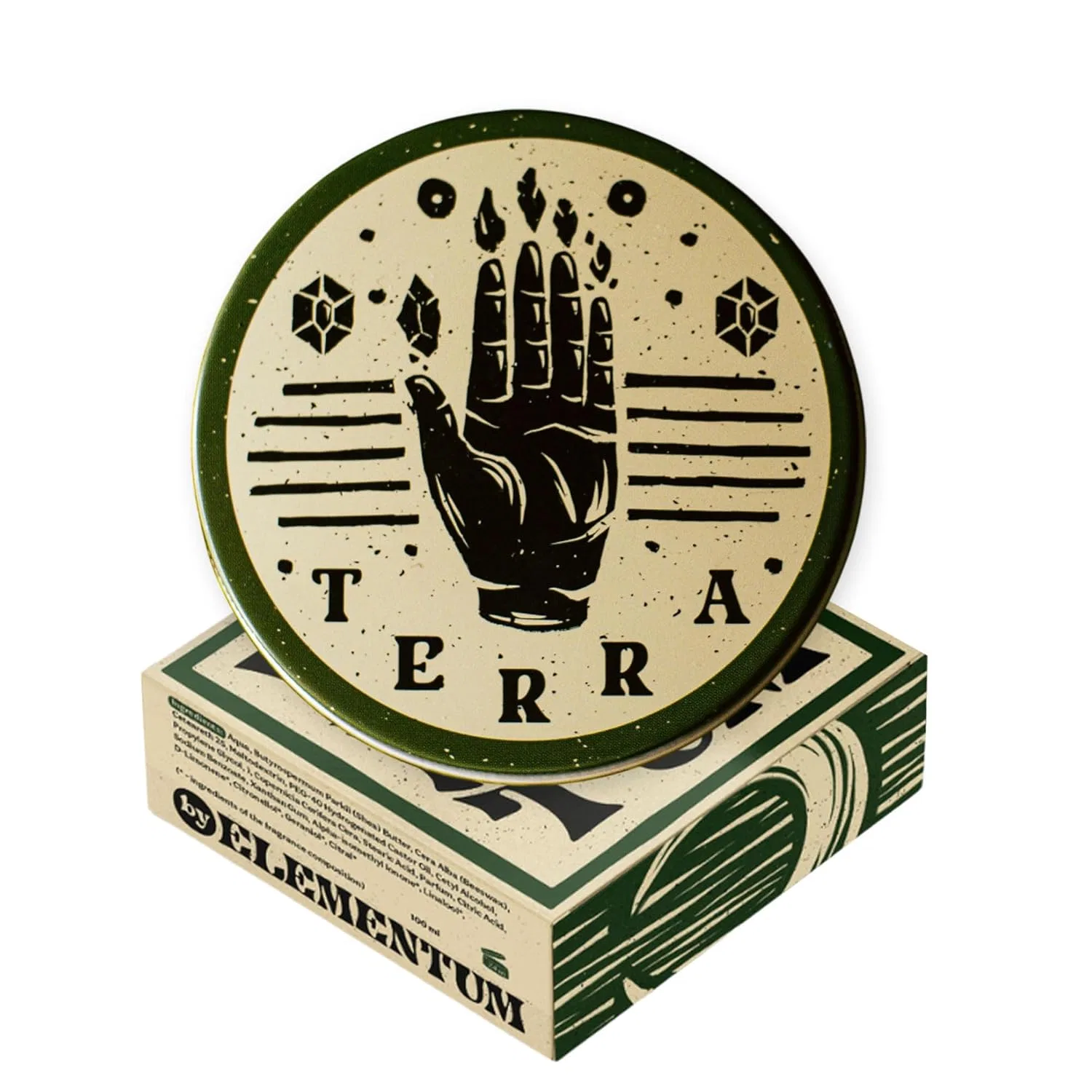 Паста для укладки волос Terra для мужчин, 100 мл By Elementum
