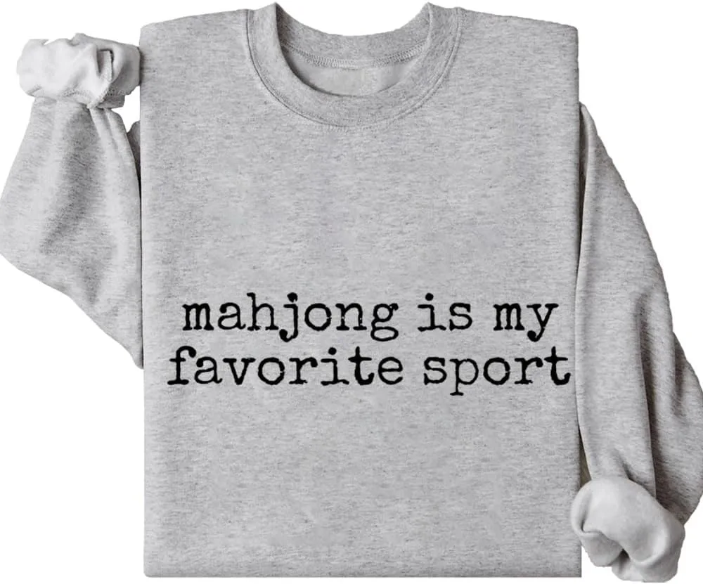 

Свитшот Mahjong is My Favorite Sport Kzggs