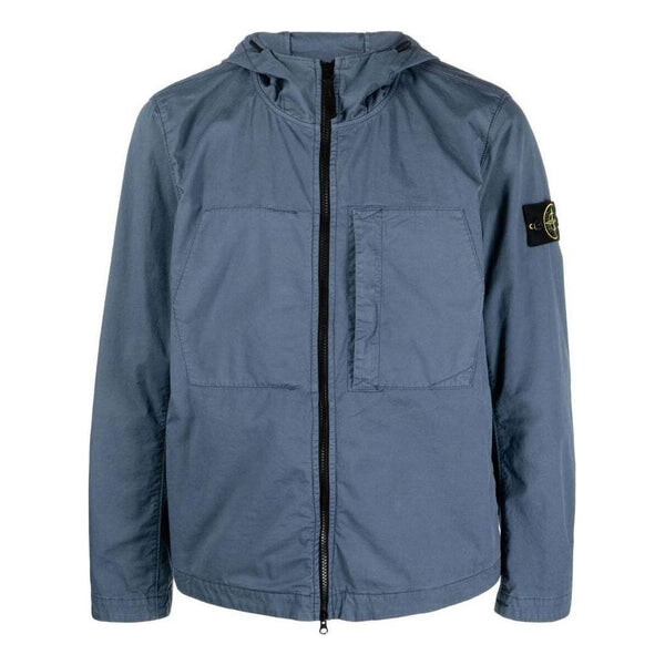

Куртка twill stretch tc hooded jacket 'dark blue' Stone Island, синий