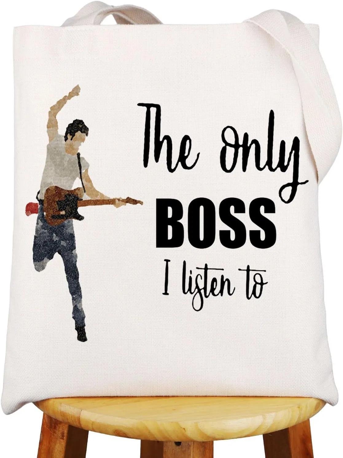 Косметичка на молнии «Bruce Fans The Only Boss I Listen to Music Gift» от MYSOMY Mysomy, The Only Bosstb