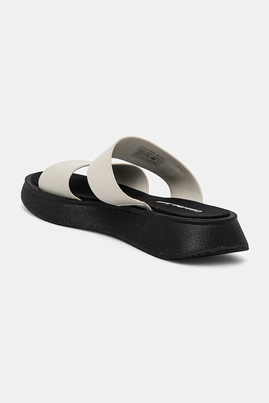 Шлепанцы Sandal Slide с двойными ремешками Calvin Klein Jeans, бежевый — фото 3