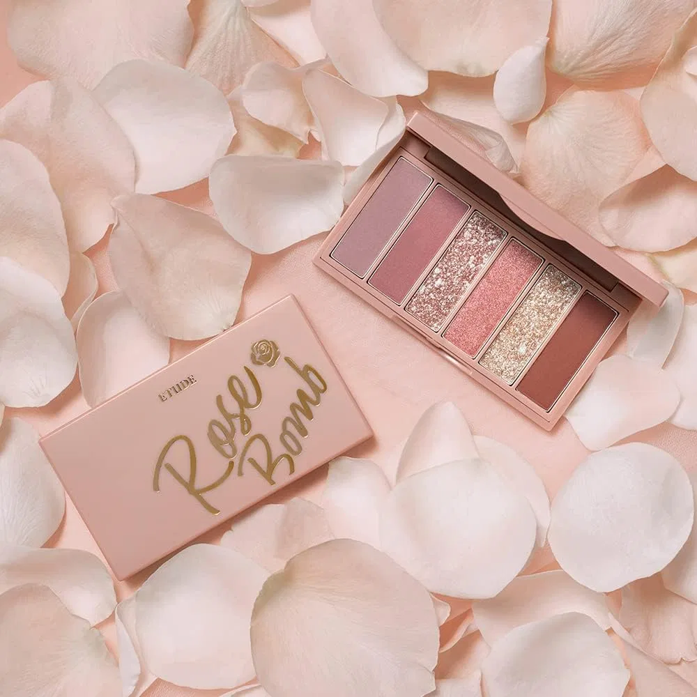 Палетка теней для век Etude Play Color Eyes Mini Rose Bomb, 1 шт., розовый — фото 2