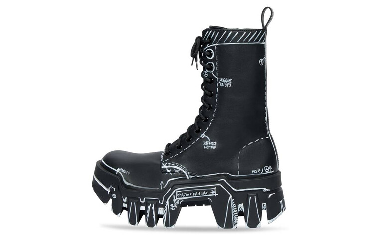 

Ботинки мужские Balenciaga Bulldozer, черный / белый