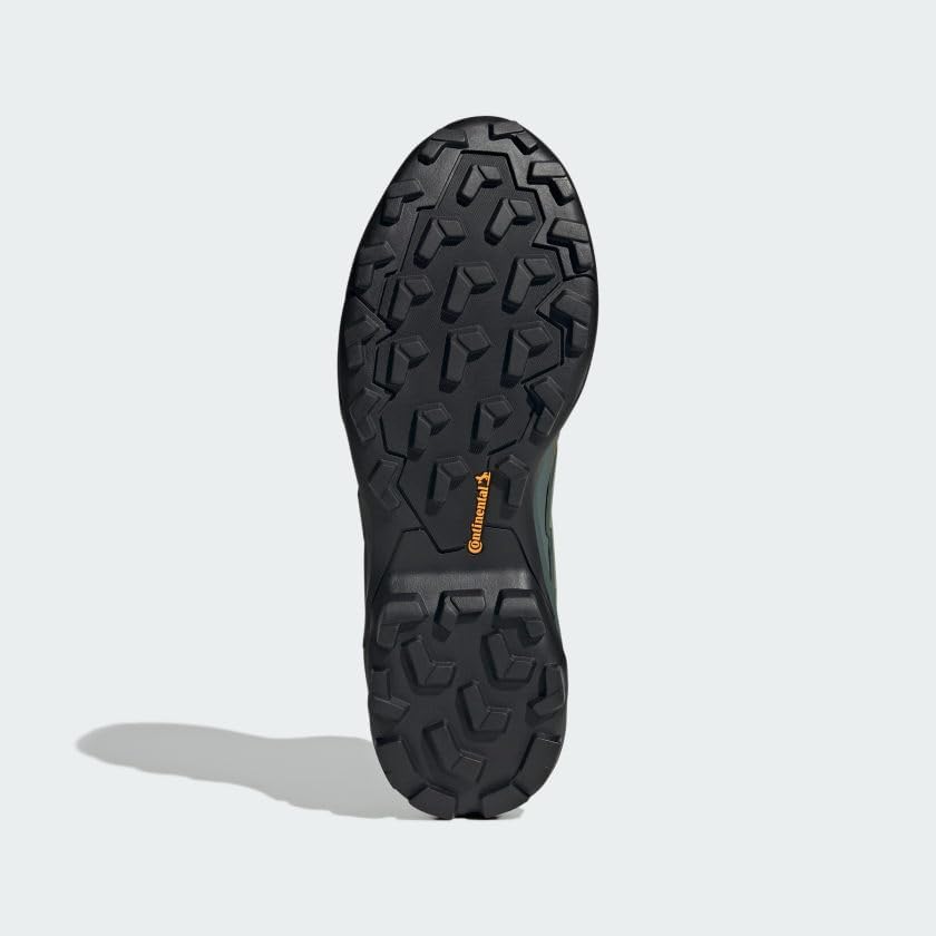 Мужские походные ботинки Adidas Terrex Skychaser Gore-tex средней высоты, черный/зеленый/оливковый — фото 3