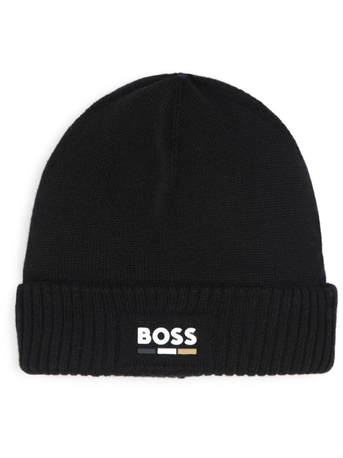 

BOSS Kidswear шапка бини с логотипом, черный