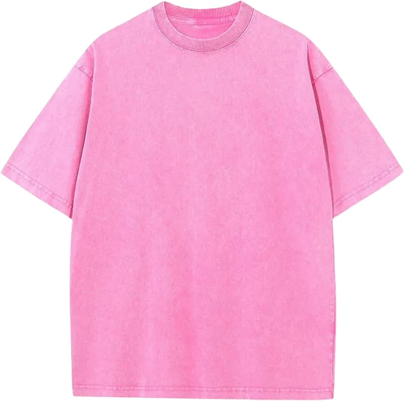 Футболка мужская Oversize Dropped Shoulder, Rose Red