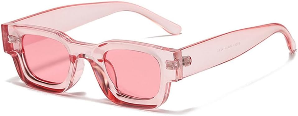 

Популярные модные маленькие солнцезащитные очки для женщин в стиле ретро-панк, защита от ультрафиолета UV400, модные солнцезащитные очки для мужчин, розовые, один размер TYUVIVO, Pink Pink